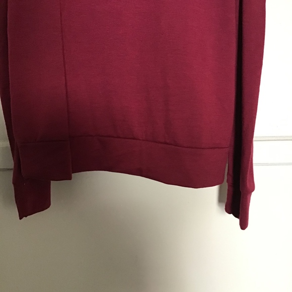 Ruffle Cold Shoulder Long Sleeve Sweatshirt - Picture 3 of 3